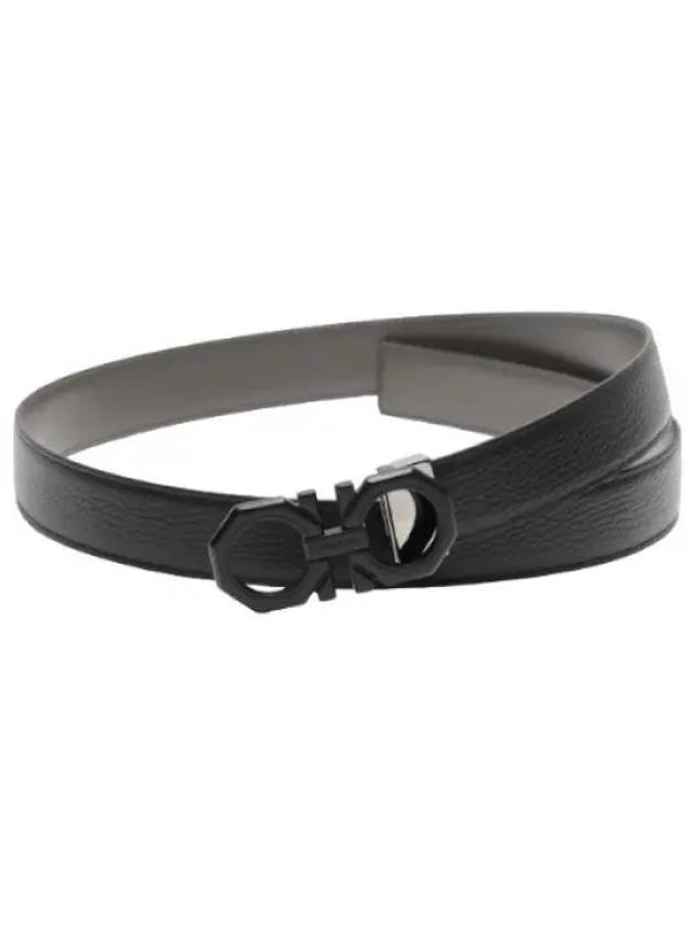 Ferragamo Double Gancini Reversible Belt Men s Waistband - SALVATORE FERRAGAMO - BALAAN 1