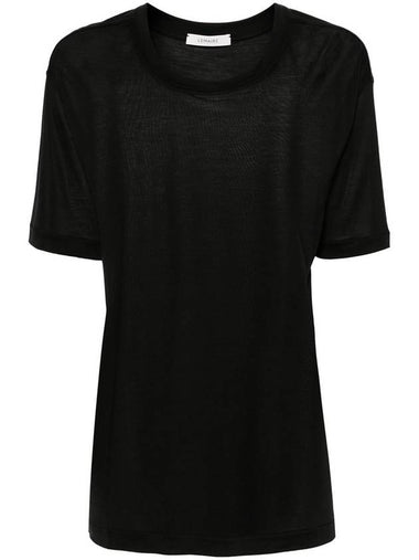 Lemaire Silk T-Shirt With Dropped Shoulder - LEMAIRE - BALAAN 1