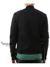 Perfect Jersey Zip-up Jacket Black - BALMAIN - BALAAN 5