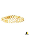 Lettering Logo Polished Bracelet Gold - VERSACE - BALAAN 2