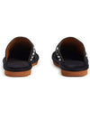 Woody Logo Strap Canvas Slippers Black - CHLOE - BALAAN 4