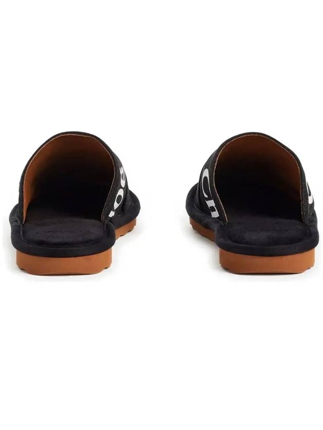 Woody Logo Strap Canvas Slippers Black - CHLOE - BALAAN 4