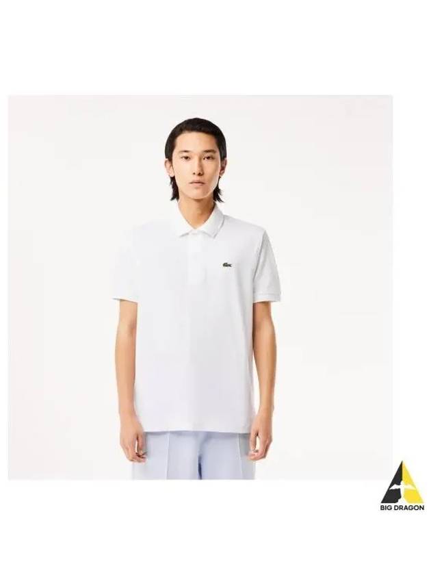 Men s Classic Fit Short Sleeve Polo White - LACOSTE - BALAAN 1