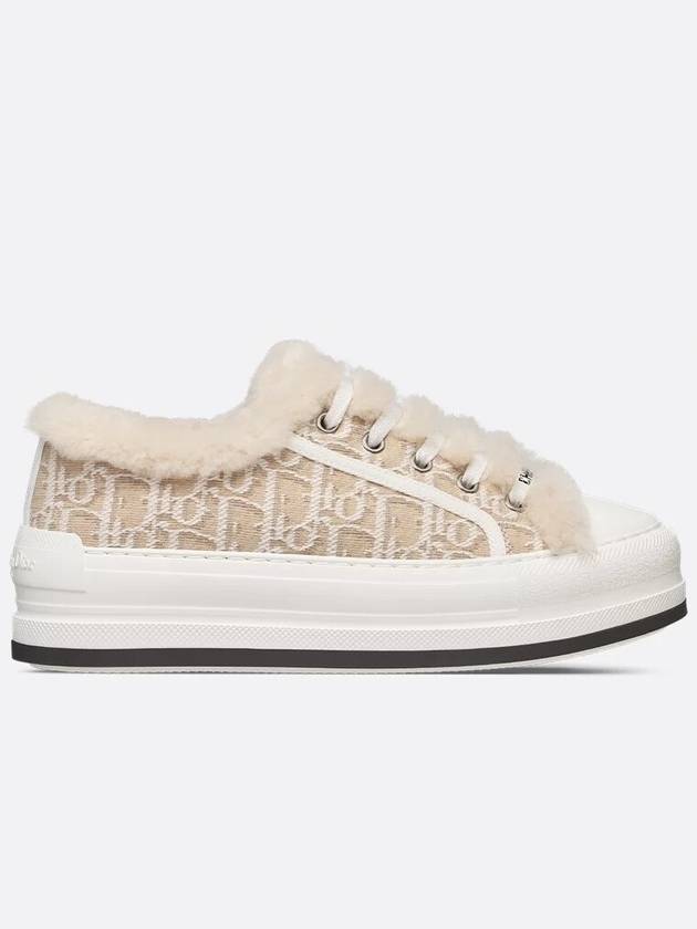 WalknDior Platform Sneakers Beige Dior - DIOR - BALAAN 2