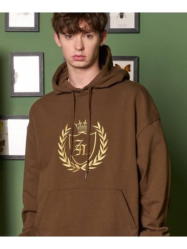 HEAVY WEIGHT HOOD T SHIRTS BROWN - ZIZEMUSEUM - BALAAN 2