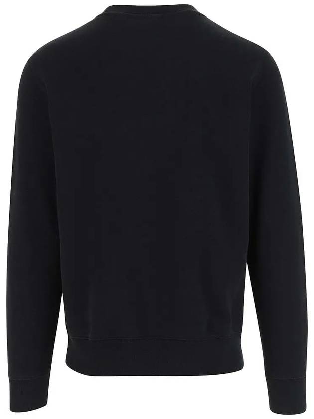 Fox Head Patch Regular Sweatshirt Black - MAISON KITSUNE - BALAAN 3