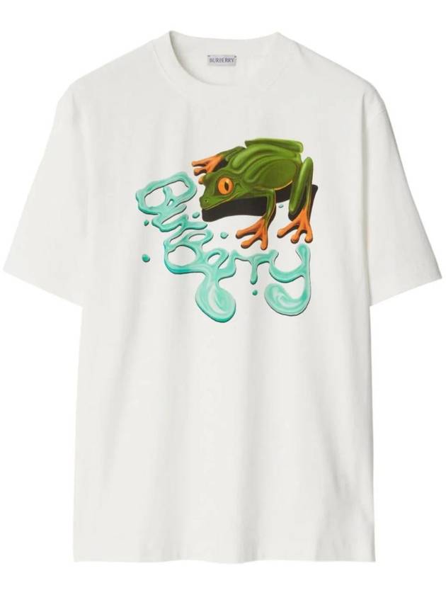 Frog crew neck cotton T-shirt - BURBERRY - BALAAN 1