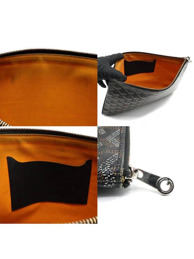 Women s Goyard APMSENAT2 MM Black Color SENAT Sena Clutch gt Pouch Gangbuk used luxury goods - GOYARD - BALAAN 8