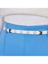 Golf Wear Pearl Belt Flare Skirt Blue - J JANE - BALAAN 2