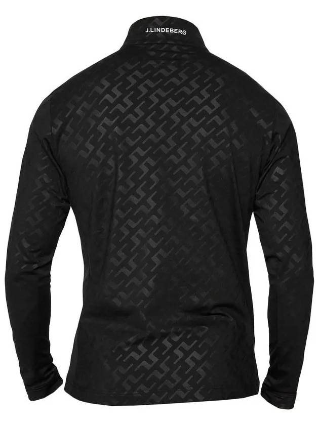 Luque All Over Logo Half Zip Up T Shirt GMJS10944 W088 - J.LINDEBERG - BALAAN 3