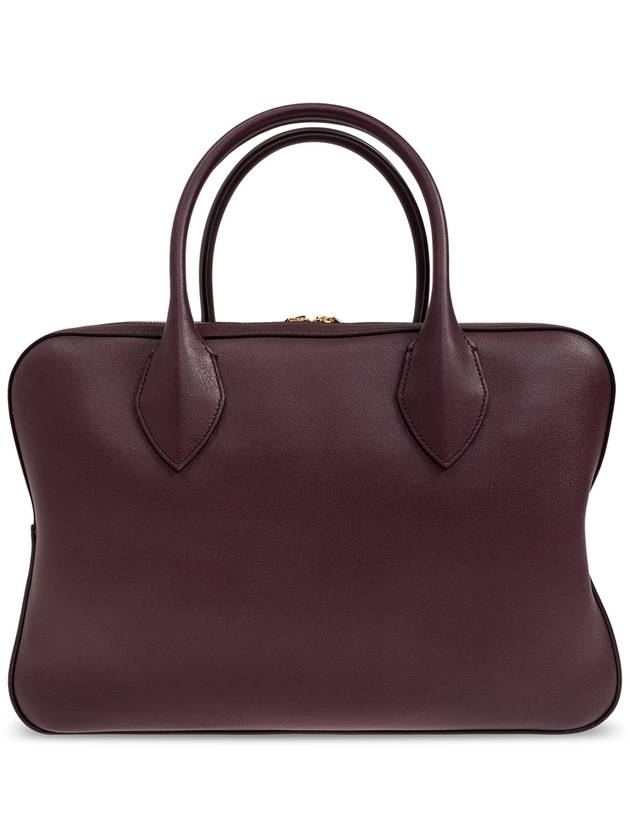 FERRAGAMO Leather Handbag, Women's, Burgundy - SALVATORE FERRAGAMO - BALAAN 3