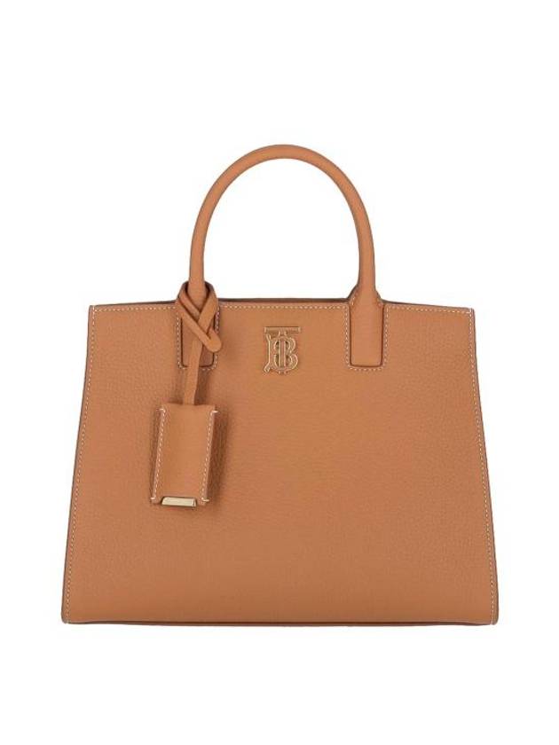 Mini Frances Leather Tote Bag Brown - BURBERRY - BALAAN 2