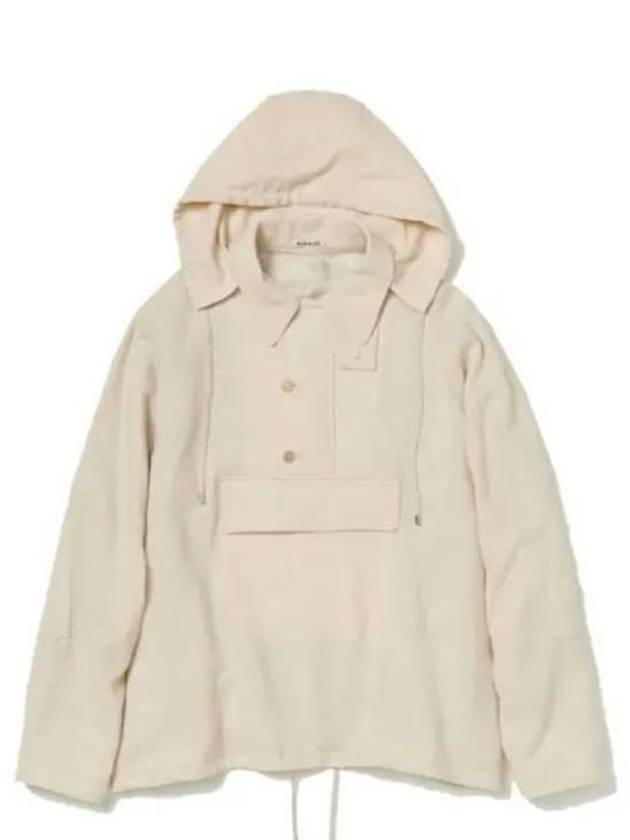 Hooded Sweatshirt A23AP01VT Free IVORYWHITE - AURALEE - BALAAN 1