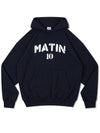 V Heavy Hood Sweat Matin Hoodie Navy - DE GRAND MATIN - BALAAN 3