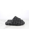 FF logo sandal slippers black 8 270 - FENDI - BALAAN 4