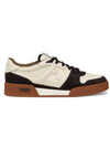 Match FF Logo Low Top Sneakers Black - FENDI - BALAAN 1