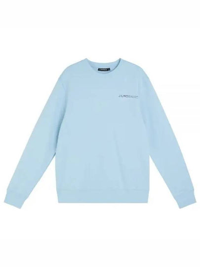 Throw Crew Neck Sweatshirt Light Blue - J.LINDEBERG - BALAAN 2