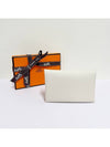 Calvi Card Wallet White - HERMES - BALAAN 3