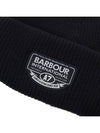 Storm Kitted Beanie Black - BARBOUR - BALAAN 7