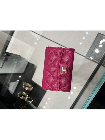 Classic women s card wallet fuchsia pink AP0214 - CHANEL - BALAAN 2