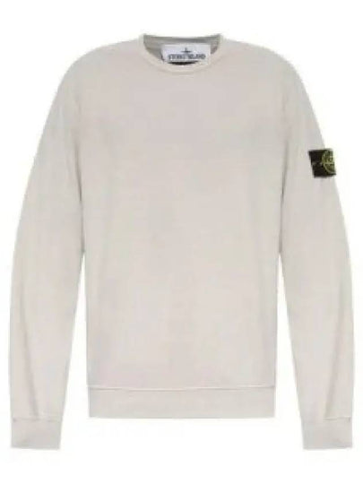 Wappen Patch Crew Neck Cotton Sweatshirt Grey - STONE ISLAND - BALAAN 2