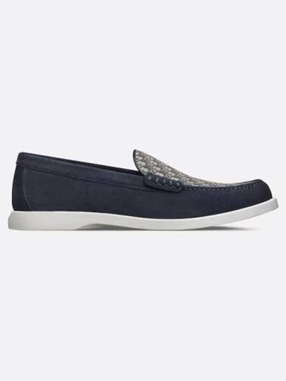 Granville Suede Loafers Blue Beige - DIOR - BALAAN 2