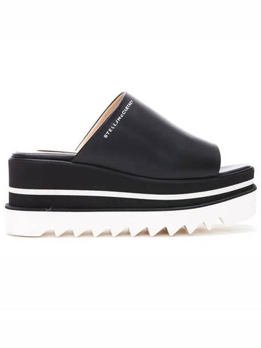 Sneak Ellis Platform Slippers Black - STELLA MCCARTNEY - BALAAN 1