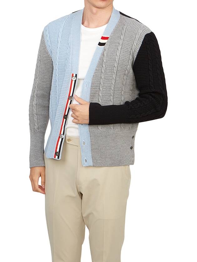 Single Breasted Button Cardigan - THOM BROWNE - BALAAN 6