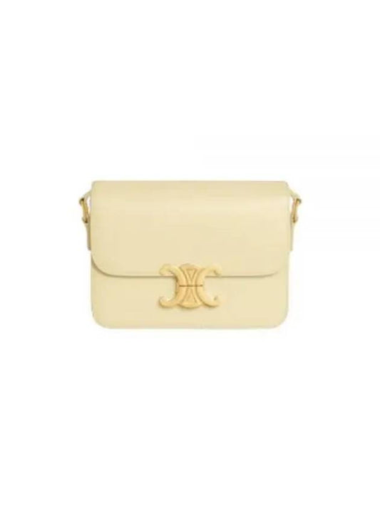 Teen Triomphe Shiny Calfskin Cross Bag Sunlight - CELINE - BALAAN 2