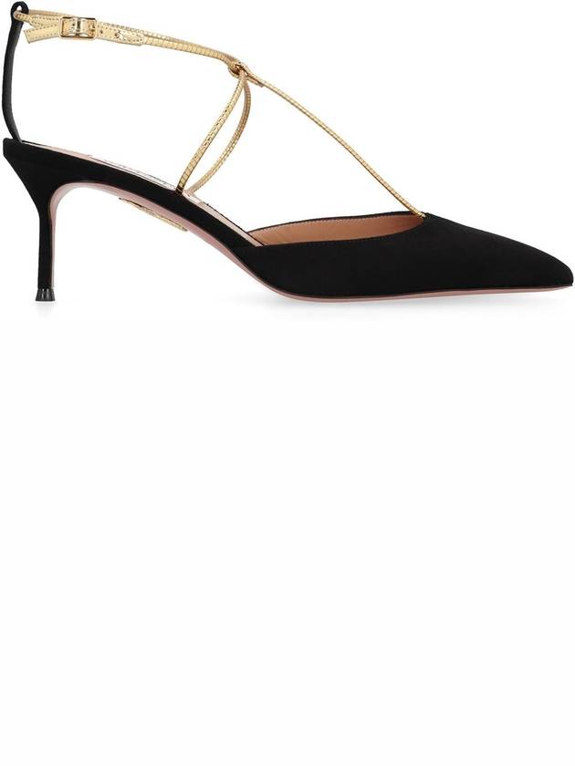 Aquazzura Roman Romance Suede Slingback Pumps - AQUAZZURA - BALAAN 2