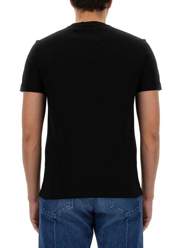 Medusa Print Cotton Short Sleeve T-Shirt Black - VERSACE - BALAAN 7