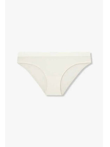 UNDERWEAR Women s Embroidered Logo Banding Briefs Ivory - EMPORIO ARMANI - BALAAN 1