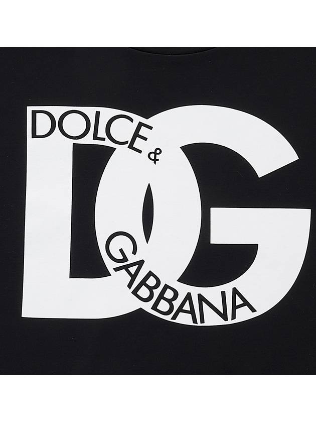 DG Logo Short Sleeve T-Shirt Black - DOLCE&GABBANA - BALAAN 6