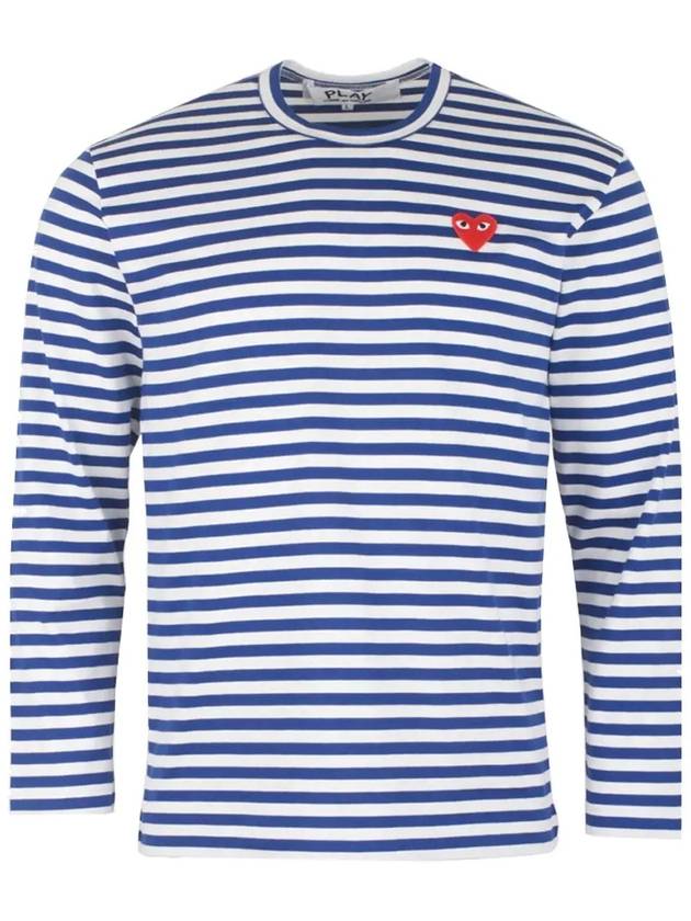 Red Heart Waffen Stripe TShirt AZ T164 051 2 - COMME DES GARCONS - BALAAN 2