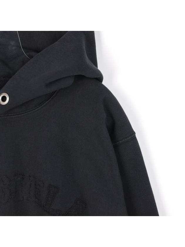 Logo Cotton Fleece Hoodie Black - MAISON MARGIELA - BALAAN 5