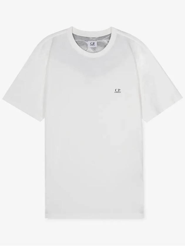 GoGGle Print Short Sleeve T Shirt White - CP COMPANY - BALAAN 3