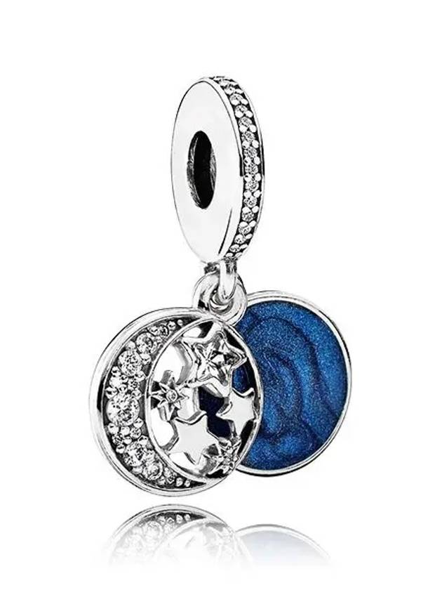 Night Sky Dangle Bracelet Charm Silver - PANDORA - BALAAN 3