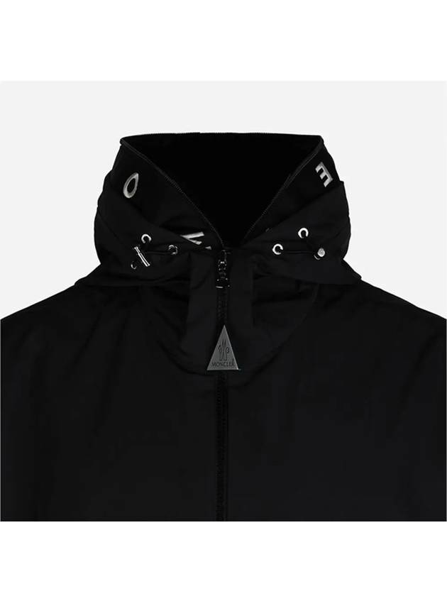 Traversier Hooded Jacket Black - MONCLER - BALAAN 4