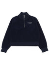 Embroider Logo Sweatshirt Navy - SPORTY & RICH - BALAAN 2