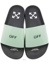 women's logo print full slides - OFF WHITE - BALAAN 2