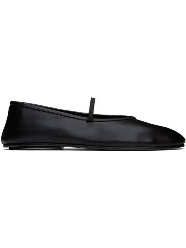 Black Calfskin Ballerina Flat Shoes 242359F118011 270353 1148957 - THE ROW - BALAAN 1