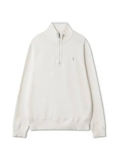 Long sleeve half zip up pullover white - POLO RALPH LAUREN - BALAAN 1