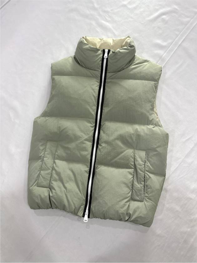 36 Women s Monili Zip up Down Padded Vest Green - BRUNELLO CUCINELLI - BALAAN 7