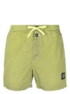 Swimming Nylon Trunk Shorts Lemon Green - STONE ISLAND - BALAAN 2