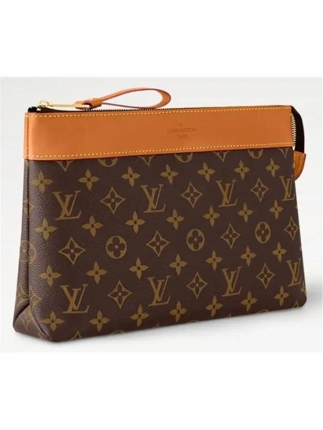 Pochette Voyage Souple Clutch Bag Brown - LOUIS VUITTON - BALAAN 3