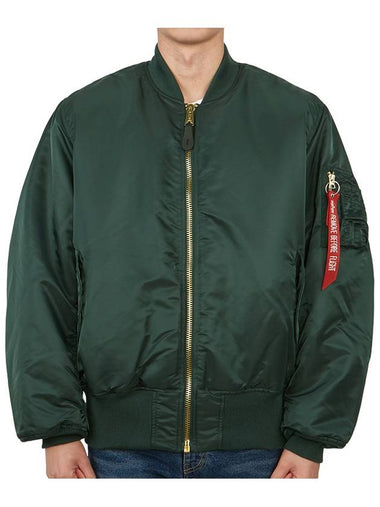 MA 1 Reversible Bomber Jacket Navy Green - ALPHA INDUSTRIES - BALAAN 1