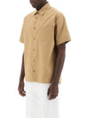 Poplin Ross Short Sleeve Shirt Beige - A.P.C. - BALAAN 5