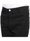 Men's Dialogue Slim Cotton Blend Pants Black - HORN GARMENT - BALAAN 9