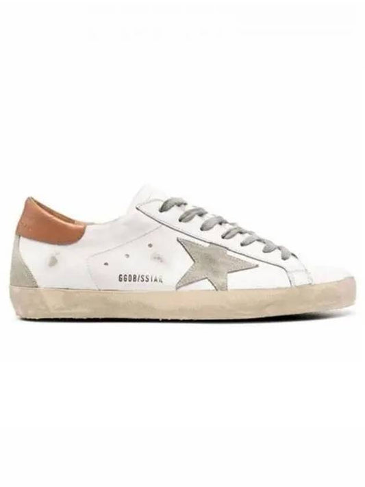 Superstar Brown Tab Sneakers White - GOLDEN GOOSE - BALAAN 2