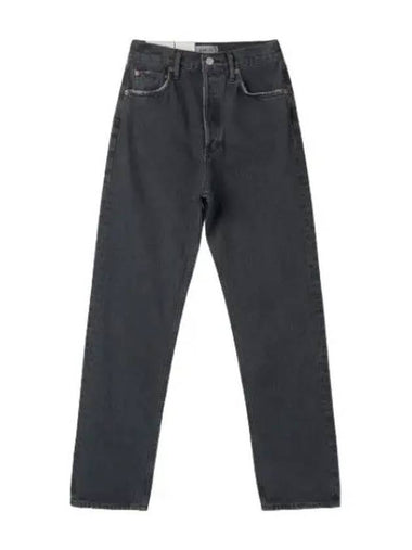 A Goldie pinch waist denim pants black - AGOLDE - BALAAN 1